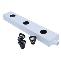 Système d'irrigation automatique à haute productivité avec canal hydroponique NFT en PVC résistant aux UV et pompe pour la culture de tomates