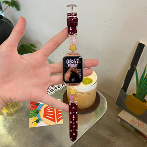 Correa de <span class=keywords><strong>reloj</strong></span> inteligente de metal con diseño de estrella y luna, adecuada para <span class=keywords><strong>Xiaomi</strong></span> 9 Pro, 8 Pro, Redmi 456, superficie brillante de lujo, correa de <span class=keywords><strong>reloj</strong></span> para <span class=keywords><strong>mujer</strong></span> - Product Image 4