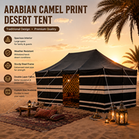 Tente de luxe en toile imperméable sur mesure pour l'extérieur, style désert arabe, tente bédouine pour projets hôteliers et camping