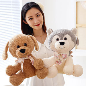 <span class=keywords><strong>Al</strong></span> ches <span class=keywords><strong>al</strong></span> por mayor simülasyon sevimli bebek hediye Husky kaniş dolması hayvan köpek peluş oyuncak - Product Image 2