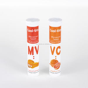 Comprimés effervescents de <span class=keywords><strong>calcium</strong></span> jaune clair personnalisés OEM Suppléments de vitamine C 24 mois Stockage au sec pour femmes enceintes - Product Image 3
