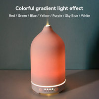 Nouveau Design Décoration de Maison Ultrasonique Brume Fraîche 7 Couleurs Arôme Léger Diffuseur d'Huiles Essentielles en Céramique