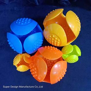 आक्रामक चबाने वाले के लिए अमेरिका बड़ी नस्ल कुत्ते चउ खिलौने टिकाऊ tpr/प्राकृतिक रबर/tpe सिलिकॉन और नायलॉन सामग्री - Product Image 4