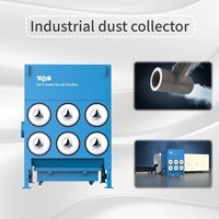 Système de collecte centralisée des poussières pour atelier industriel, extraction des poussières métalliques, équipement haute capacité et économe en énergie