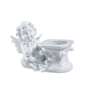 Statua in Resina Stile Retrò Europeo, Ornamento Angelo Bambina per Foto Natalizie e Matrimoniali, Tema Artistico - Product Image 5