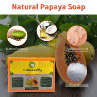 Savon pour le visage artisanal naturel en gros OEM, savon à l'acide kojique Kojie San, savon éclaircissant au glutathion et à la papaye