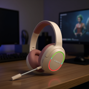 Casco Bluetooth Headset <b>Wireless</b> Gaming With <b>Mic</b> For PC And Mobile Use - Product Image 3