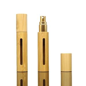 Kit Médico Ecológico de Bambú Brillante, Botella Redonda Moderna de 5ml 10ml, Spray Dorado/Plateado, Diseño Multifuncional, Capacidad de 5kg 0-1L - Product Image 3