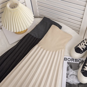 Gonna <span class=keywords><strong>Premaman</strong></span> Taglia Grande con Fascia in Vita Regolabile, <span class=keywords><strong>Gonne</strong></span> Plissettate Invernali per Donne in Gravidanza - Product Image 2