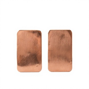 Pin rectangular de metal pulido con capa de cobre sobre hierro, hecho a mano en India a precio económico. - Product Image 3