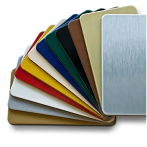 Placas ACM de Material compuesto de aluminio y plástico, lámina de Alucobond de 3mm y 4mm, revestimiento de pared para construcción de fachadas