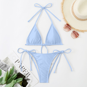 <span class=keywords><strong>Maillot</strong></span> <span class=keywords><strong>de</strong></span> <span class=keywords><strong>bain</strong></span> d'usine Source femmes Sexy col en V profond couleur bonbon Surf <span class=keywords><strong>rouge</strong></span> licou Bikini Triangle maillots <span class=keywords><strong>de</strong></span> <span class=keywords><strong>bain</strong></span> fendu <span class=keywords><strong>maillot</strong></span> <span class=keywords><strong>de</strong></span> <span class=keywords><strong>bain</strong></span> soutien-<span class=keywords><strong>gorge</strong></span> - Product Image 4