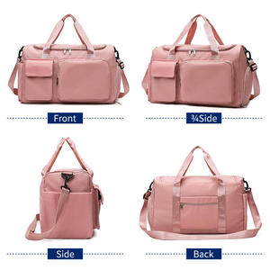 กระเป๋าดัฟเฟิลไนลอนผ้านิ่มทนทานสำหรับผู้หญิง,กระเป๋าผ้าไนล่อนสำหรับเล่นโยคะเดินทางข้ามคืนเดินทางพักผ่อนวันหยุดสุดสัปดาห์ - Product Image 6