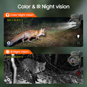 Sectec Kamera <span class=keywords><strong>CCTV</strong></span> bertenaga kartu Sim 4G Lte kamuflase 3MP, kamera jaringan tenaga surya berburu jejak PTZ luar ruangan penglihatan malam - Product Image 6