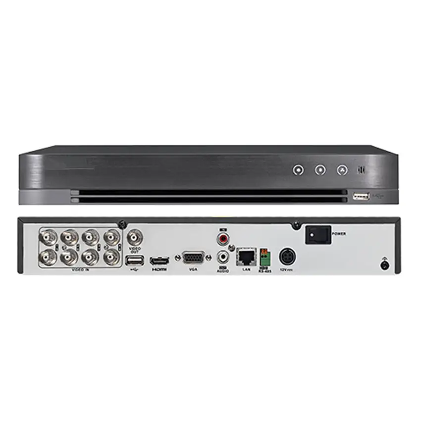 DS-7208HQHI-K1 4MP 8CH เทอร์โบ HD DVR บันทึกช่องเต็มถึง4MP Lite ความละเอียดเครื่องบันทึกวิดีโอดิจิตอล