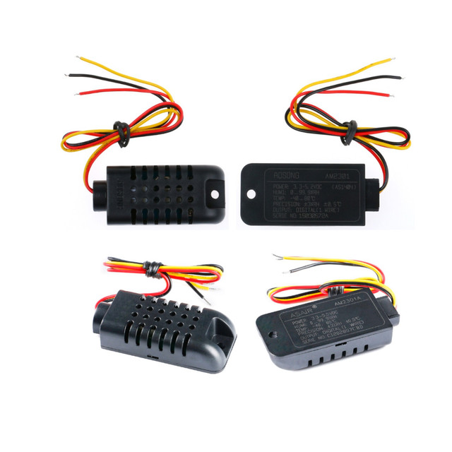 AM2301 AM2301A DHT21 Capacitive Digital Temperature and Humidity Sensor Module Single Bus Sensor for Arduino with Cable