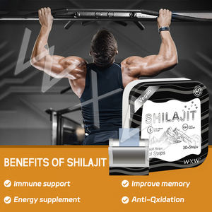 OEM Vegan Pur Himalaya Shilajit Gold Bandelettes Orales Complément Alimentaire de Haute Qualité Bandes de Résine Shilajit de Force 3000MG - Product Image 2