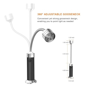 <span class=keywords><strong>Barbecue</strong></span> Magnétique Extérieur <span class=keywords><strong>Barbecue</strong></span> Led Grill Lumières Réglable Flexible Led 360 Degrés Résistant À La Chaleur Col De Cygne Lampes Lanterne - Product Image 6