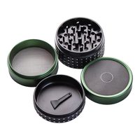 Broyeur à herbes en alliage de zinc XY GLASS, 63 mm, 4 couches, accessoires pour fumeurs, vente directe d'usine