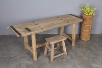 Easy — siège ancien chinois en bois, chaise ronde, vente en gros
