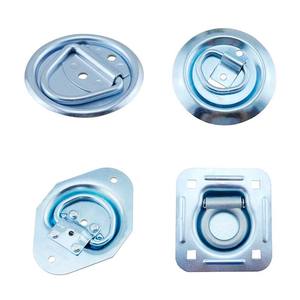 Plaques <span class=keywords><strong>d</strong></span>'ancrage montées sur poignée encastrée 5000 LBS <span class=keywords><strong>anneau</strong></span> <span class=keywords><strong>d</strong></span>'<span class=keywords><strong>arrimage</strong></span> de cravate zingué <span class=keywords><strong>pour</strong></span> remorque plate-forme camion Van accessoires de camion - Product Image 4