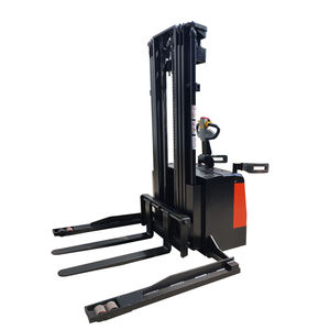 Chariot élévateur électrique avec fourches à déplacement latéral, alimenté par batterie, équipement de manutention de matériaux et de levage de palettes pour entrepôt - Product Image 3