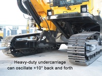 Foreuse hydraulique haute performance pour mines, machine de forage de puits, équipement minier de forage à 28 m de profondeur, couple de rotation de 3300 Nm