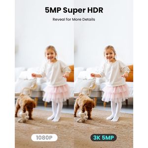 Camstro 6 Pack 3K Security <b>Camera</b> Indoor 360 Degree Baby Pet Monitor With Auto Tracking AI Detection <b>WiFi</b> <b>Smart</b> Home - Product Image 2