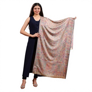 Chal de cachemira con estampado floral de Paisley, transpirable, agradable al tacto y cálido, para uso diario de mujer. - Product Image 1