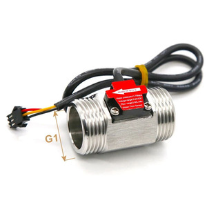 Capteur de débit d'eau, débitmètre à effet Hall DN20 DN50 G1/4 G3/4 G1/2, compteur fileté en cuivre - Product Image 3