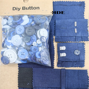 Boutons en résine de couleurs mélangées, tailles assorties, pour bricolage, artisanat, vêtements, décoratifs, pour cadeaux faits main, housses de coussin, embellissements - Product Image 4