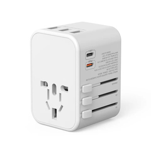 Chargeur universel GaN PD 65W 4 USB avec câble rétractable, chargeur rapide <span class=keywords><strong>tout</strong></span>-en-un, type C QC3.0, adaptateur de voyage compact multi-ports - Product Image 3