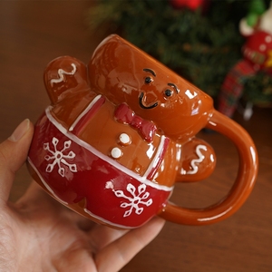 Tasses à café en céramique 3D, 10 pièces, personnalisées, avec poignée, tasse à café en relief, peinte à la main - Product Image 4