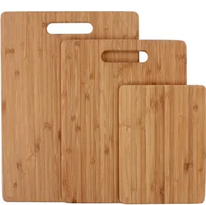 Holesale-tabla de cortar de madera maciza de acacia, pino y bambú