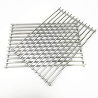 Grille de barbecue en acier inoxydable pour cuisson au charbon de bois, grille de cuisson personnalisée d'usine d'origine