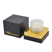 Vente en gros Boîte d'emballage cadeau vide rigide de luxe pour bougie parfumée