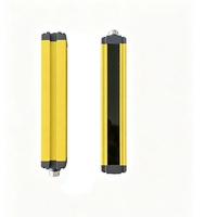 CHYESCI Capteur de rideau lumineux de sécurité SCT 12V/24V, pas de 10 mm, détecteur de faisceau infrarouge, dispositif de protection photoélectrique