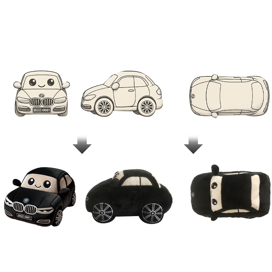 Plush Car Toys 3
