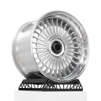 Nouvelles jantes sport en aluminium poli argenté, 2 pièces, 18 19 20 21 22 pouces, 5x112 5x120 5x114.3, pour JDM Nissan 370Z S14