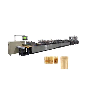 Máquina de fabricación de bolsas de papel en Pakistán, Alemania, compras portátiles, artesanía, paquete de impresión marrón, proveedor de cubiertas pequeñas, precio caqui