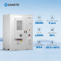 Système de stockage de batteries ESS en conteneur pour extérieur 215 kWh 261 kWh 350 kWh 280 Ah ou sauvegarde de centre de données et distribution d'énergie