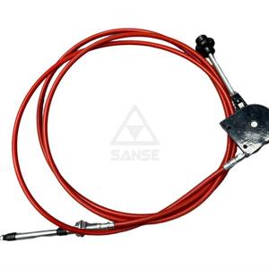 Cable de Acelerador <span class=keywords><strong>Manual</strong></span> de 4 Metros para Excavadoras Caterpillar, Hitachi, <span class=keywords><strong>Doosan</strong></span> y Hyundai, Modificado para Cargadoras - Product Image 1