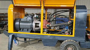 Bomba de Columna para Construcción, Suministro de Fábrica, Bomba de Concreto Portátil Pequeña con Remolque - Product Image 4