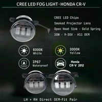 Venta al por Mayor de Faros Antiniebla LED de un Solo Color de 20 W, 9-30 V, 6000 K, 3000 K, OE 33900-T0A-A01 para Honda CR-V 2012