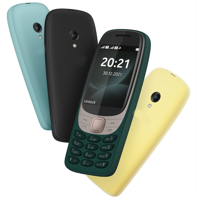 New Stock Nok Classic Feature Phone Unlocked GSM Keypad Mobile Cell with Dual Sim Card for Spanish German French