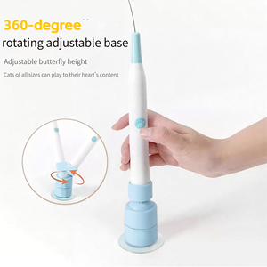 Jouet interactif pour chat mains libres à ventouse puissante - Jouet papillon oscillant durable pour chatons et chats - Product Image 1