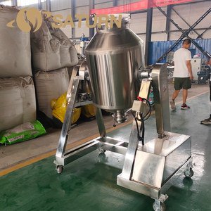 Hot Sale Feed <strong>Mixer</strong> Stainless Steel Small Drum <strong>Mixer</strong> Mixing Machine Rotating <strong>Mixer</strong> for Powder Granules - Product Image 2