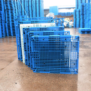 पूर्ण परिधि बेस स्टैकेबल पुल 4-वे फोर्कलिफ्ट एंट्री प्लास्टिक पैलेट - Product Image 6