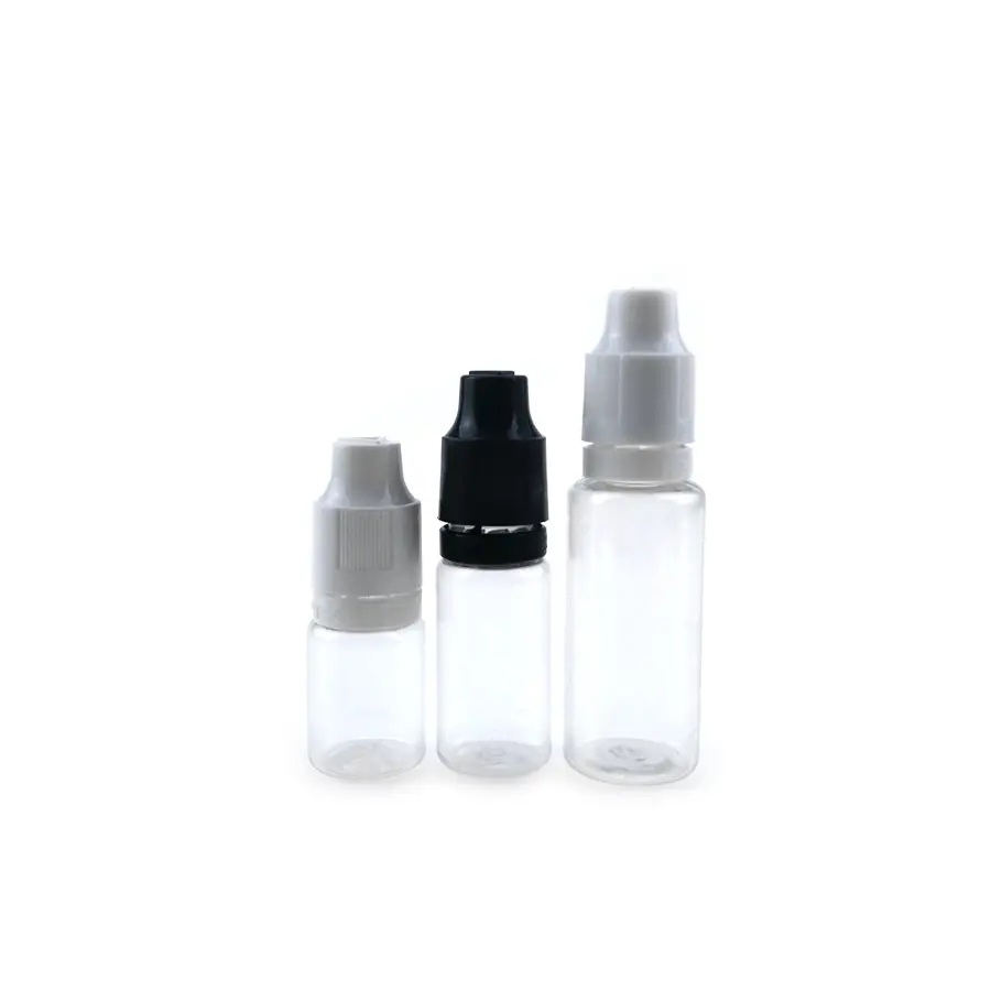 Empty dropper bottle medical LDPE 10ml 15ml 30ml plastic squeezable eye dropper bottle PE liquid eye drop bottle