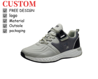 Chaussures de sport décontractées pour hommes personnalisées OEM ODM, légères, tendance, pour la marche, avec logo de marque privée, respirantes, fabricant de chaussures de sport